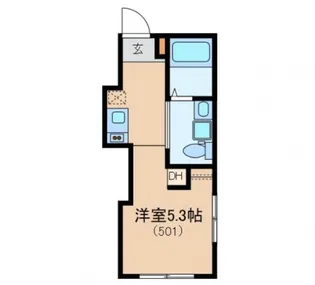 plum Island【5階】の間取り