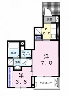 ステーションハウス・M【1階】の間取り