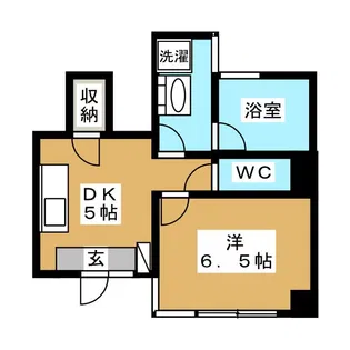 リベラートハイム【1階】の間取り