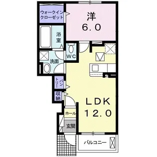 エムズ プレシャス【1階】の間取り