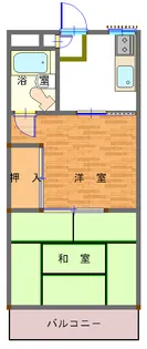 マンションテラセ【4階】の間取り