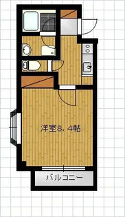 クレセールV【2階】の間取り