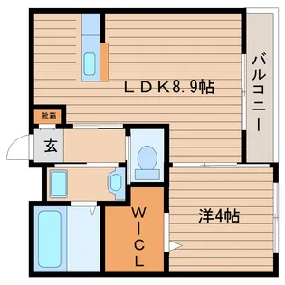 グレイス山手町【1階】の間取り