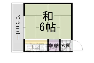 うずまさハイツ【4階】の間取り