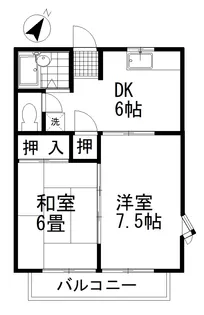 フューチャ桶川 B【2階】の間取り