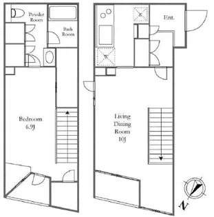 KDXレジデンス三宿【2階】の間取り