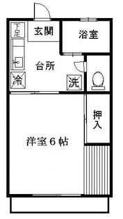 コーポスワベ【2階】の間取り