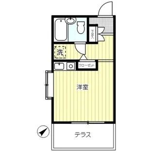 アィディ田園調布【1階】の間取り