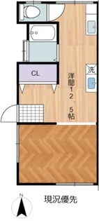 加藤コーポ【1階】の間取り