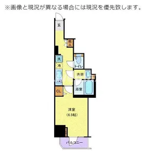ジェノヴィア御徒町スカイガーデン【4階】の間取り