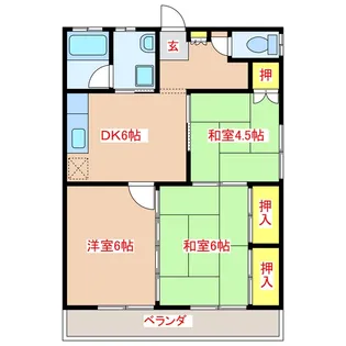 エクセレントエリ【2階】の間取り