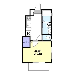 ブルージュ柿の木坂【1階】の間取り