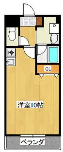 シェソワM【3階】の間取り