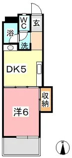 美和ハイツ【4階】の間取り