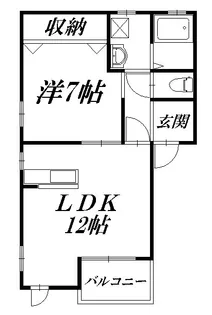 静岡県浜松市中央区萩丘2【アパート】の間取り