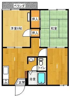 グリーンヒルズ【1階】の間取り