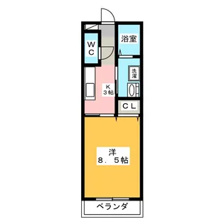 ブリイエーシャトウ【1階】の間取り
