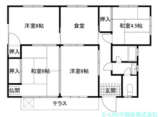 熊本県熊本市東区月出2【一戸建】の間取り