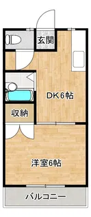 コーポ川田【2階】の間取り