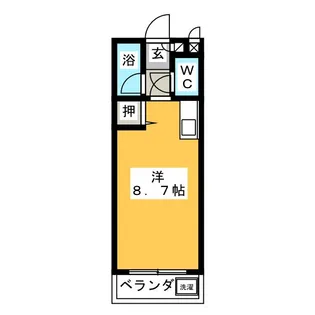 コーポ賀城園II【3階】の間取り