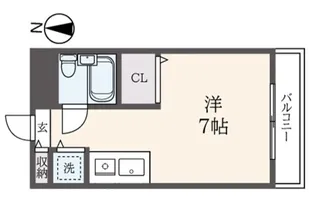 ジョイム向ヶ丘遊園【1階】の間取り
