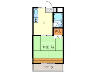 1Kの間取り画像