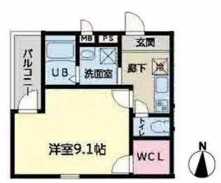 フジパレス堺南長尾II番館【3階】の間取り