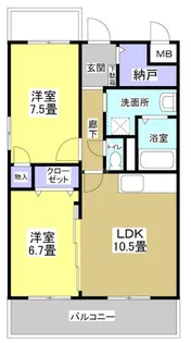 パルプラザ栄【5階】の間取り