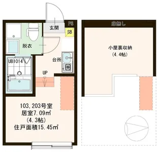 プルミエール西新井【1階】の間取り