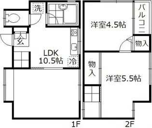 埼玉県和光市白子3【一戸建】の間取り