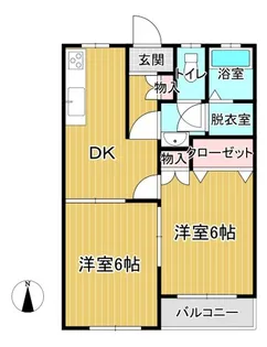 ルナハイツ Part 2【2階】の間取り