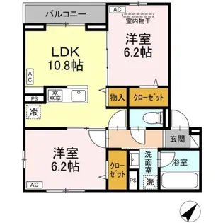 SKD一之江【3階】の間取り