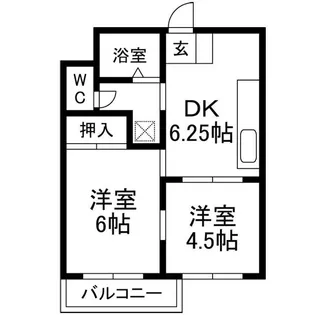 センチュリー河辺【3階】の間取り