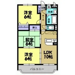 ユーミー豊泉【3階】の間取り