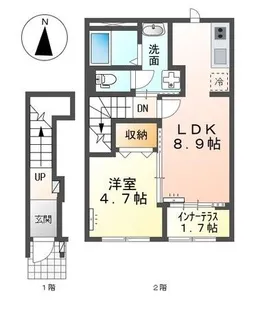 Grace Fine【2階】の間取り