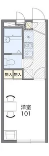 レオパレスコンフォート【2階】の間取り