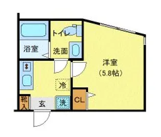 ラフィーネ上大岡【2階】の間取り