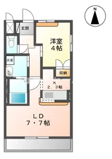 WINGROAD III (ウイングロード)【2階】の間取り