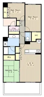 小田急プラウディア栗平2【3階】の間取り