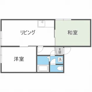 北誉ハイツ【3階】の間取り