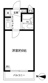 ルーブル多摩川【1階】の間取り