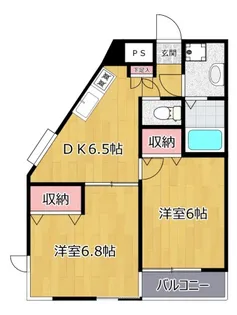 フェニックス鷺沼【3階】の間取り