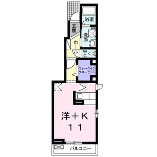 茨城県つくば市学園南1【アパート】の間取り