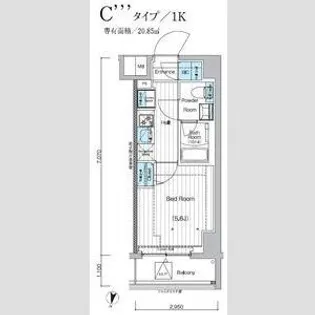 埼玉県川口市西青木4【マンション】の間取り