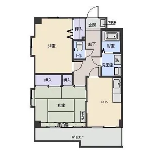 メゾンセフィラ【3階】の間取り