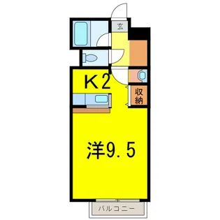 アピアビル日赤前【4階】の間取り