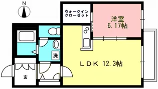 神奈川県川崎市多摩区東生田4【アパート】の間取り