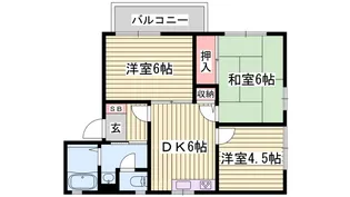 LE HABITAT A棟【1階】の間取り