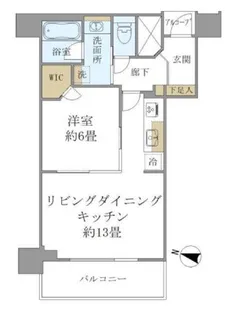 大阪ひびきの街 ザ・サンクタスタワー【27階】の間取り