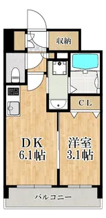 神奈川県川崎市幸区柳町【マンション】の間取り